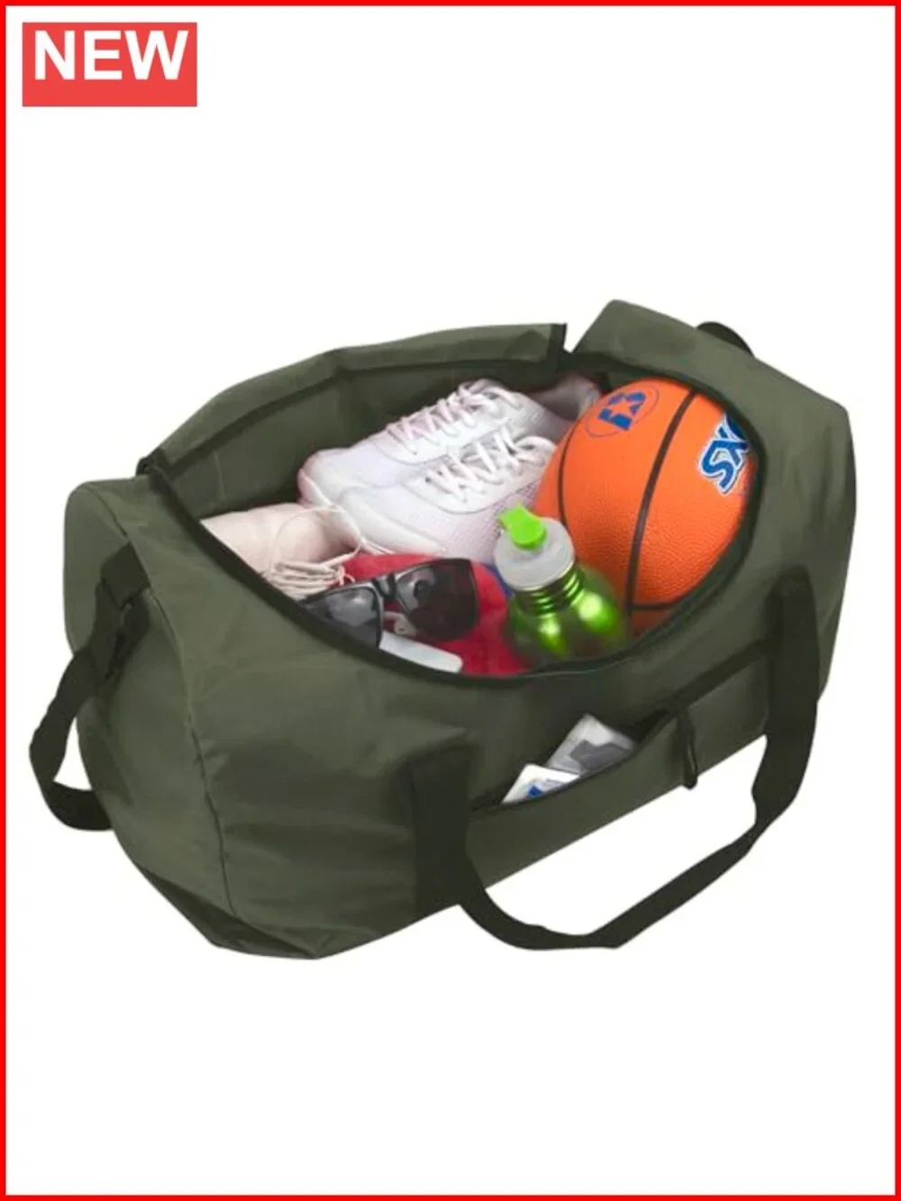 40L Duffel Bag Weekender Overnight Carry-on Travel Gym Shoulder Tote